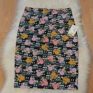 LulaRoe Disney 3D Mickey Cassie Pencil Skirt-#0400